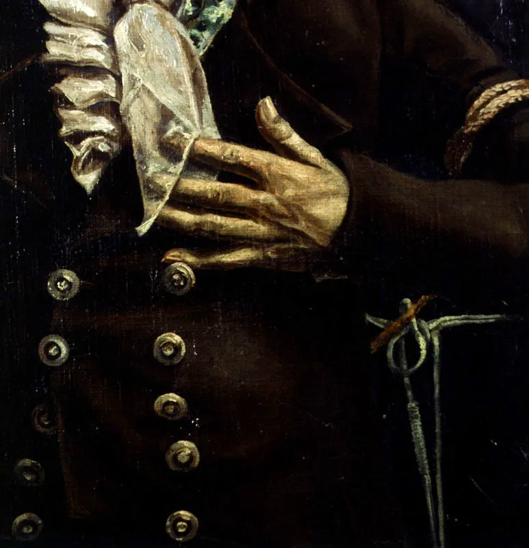 Alberto Urdaneta. Caldas marcha al suplicio, ca. 1880.
Óleo sobre lienzo, 120 x 98 cm