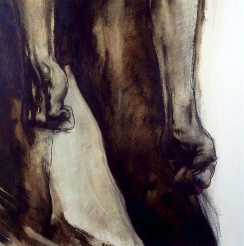 Luis Caballero. Sin ttulo, 1983. 
leo sobre lienzo, 200 x 130 cm 