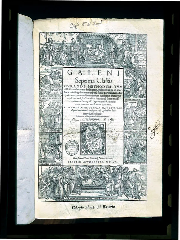 Chirurgia. Galeni, Venecia, 1556. 