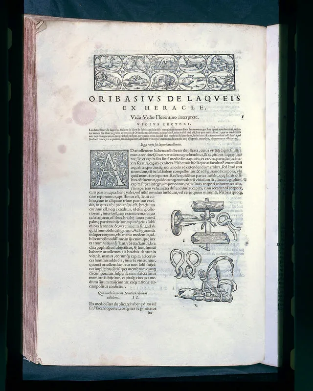 Chirurgia. Galeni, Venecia, 1556. 