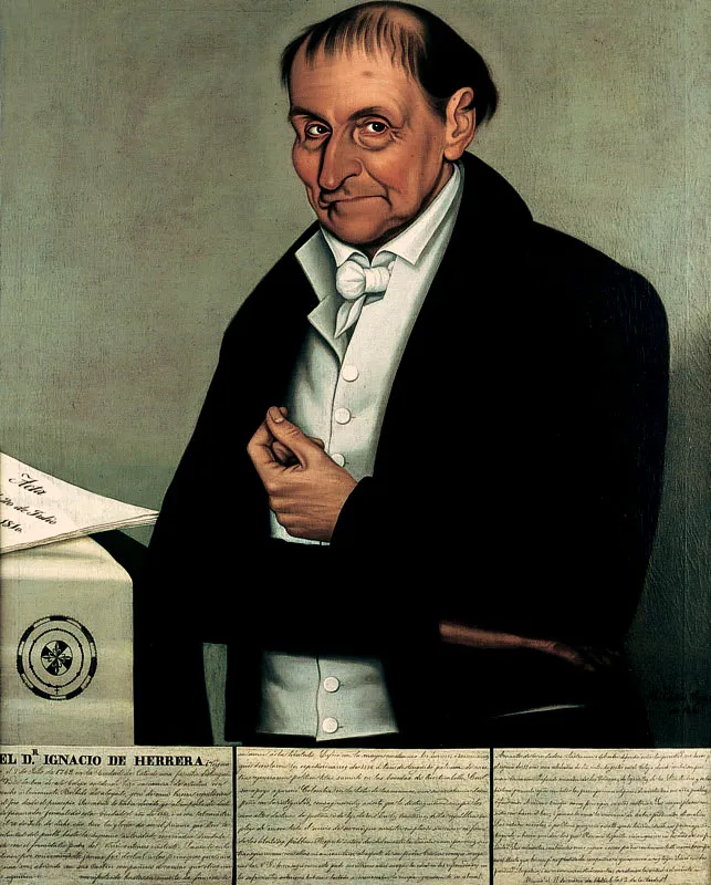 Ignacio de Herrera. 
leo sobre tela, 77 x 63,2 cm, 1841. 
Jos Celestino Figueroa ( 1870) 