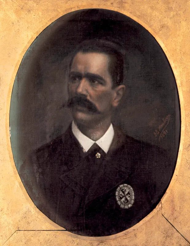 Rector Carlos Martnez Silva. 
(1886-1887). 
leo sobre tela, 69,1 x 54,5 cm, 1891. 
J. Eugenio Montoya (siglo xix) 