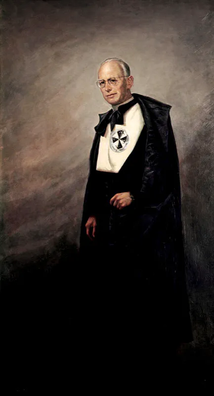 Rector Jos Vicente Castro Silva. 
(1930-1968). 
leo sobre tela, 209 x 114,5 cm, 1955. 
Ricardo Gmez Campuzano (1893-1981) 