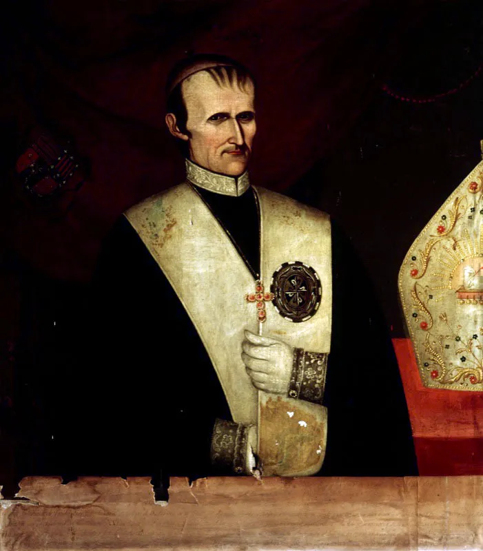 Rector Juan Fernndez de Sotomayor y Picn. 
(1823-1832). 
leo sobre tela, 76,5 x 75,5 cm, 1822. 
Jos Antonio Porras (siglo xix) 