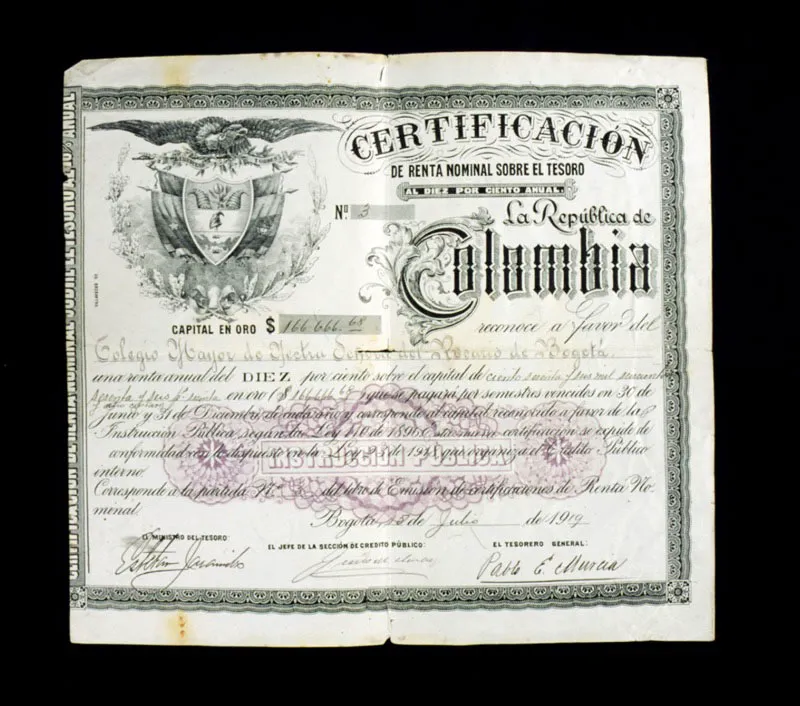 Certificación de renta nominal.