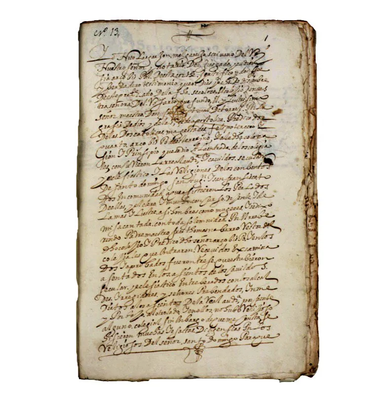 Acta de inauguración del Colegio, 18 de diciembre de 1653.