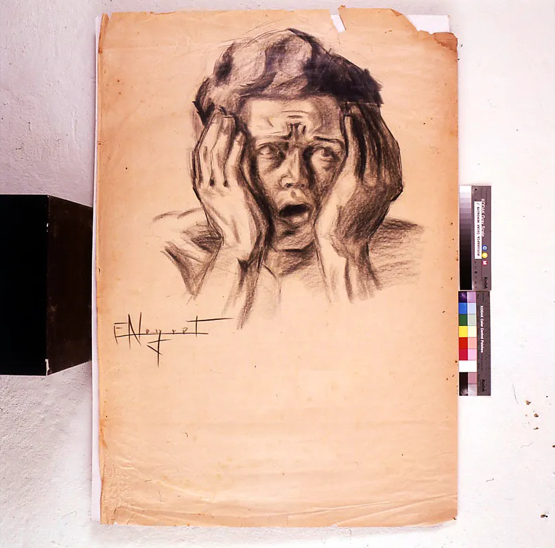 Sin título / 1944 / Carboncillo sobre papel / 100 x 70 cm