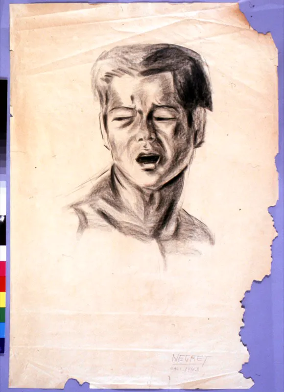 Sin título / 1943 / Carboncillo sobre papel / 100 x 70 cm