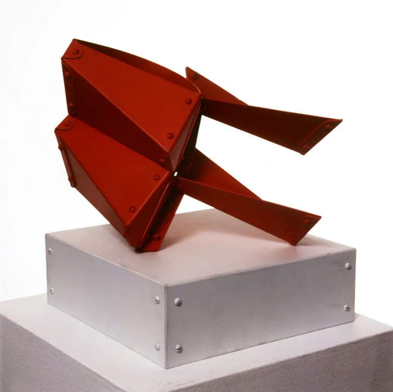 Acoplamiento / 1974 / Aluminio pintado / 40 x 30 x 30 cm