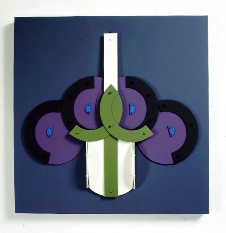 Mariposa / 1997 / Aluminio pintado / 50 x 60 x 60 cm 