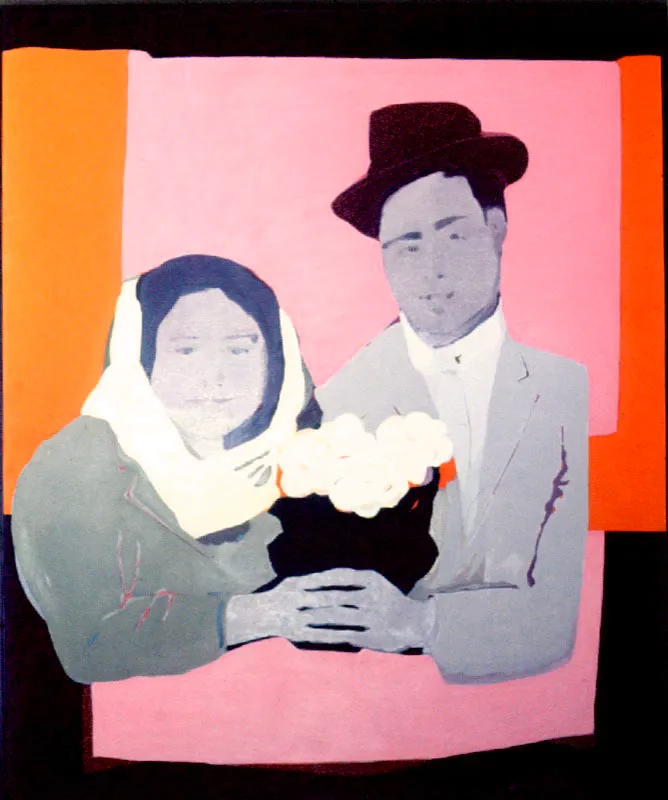Los suicidas del Sisga I.
1965.
Óleo sobre tela.
120 x 100 cm.
Colección particular, Bogotá.