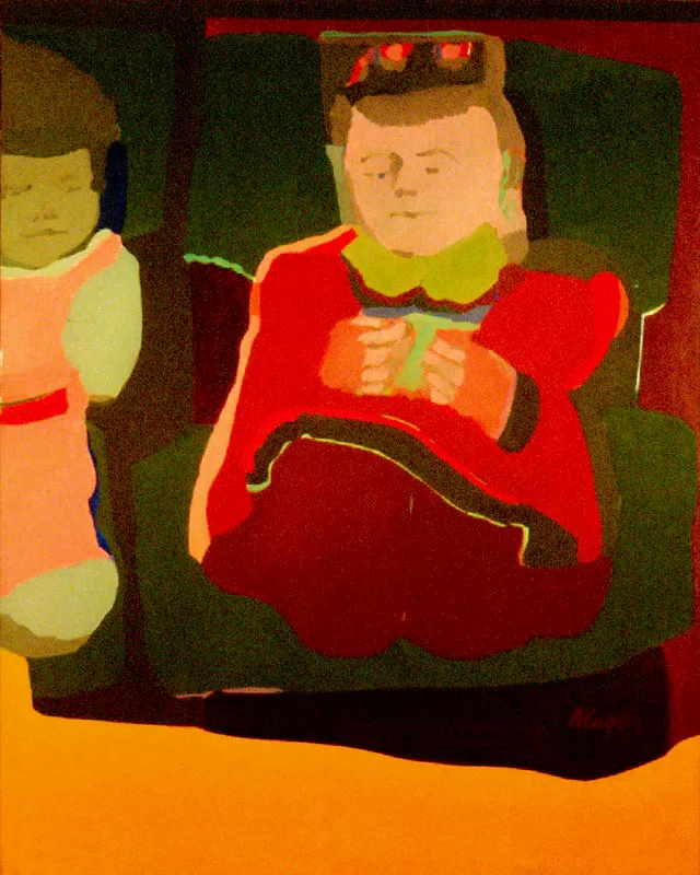 Niña turca.
1965.
Óleo sobre tela.
100 x 85 cm.
Colección Museo de Arte Moderno , Bogotá.