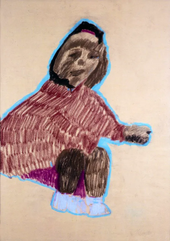 Niña Johnson I.
1965.
Pastel sobre papel.
100 x 70 cm.
Colección particular, Bogotá.