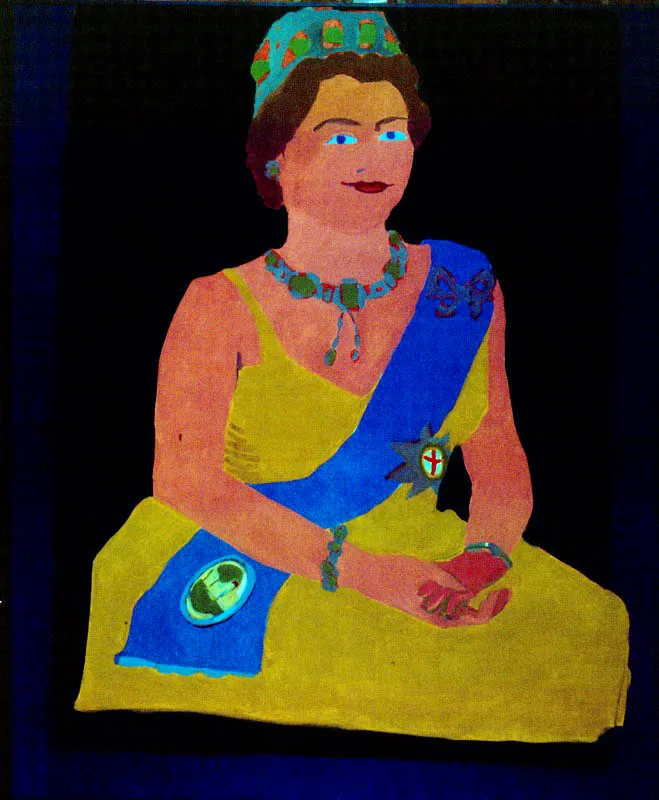 África adiós.
1968.
Óleo sobre tela.
120 x 100 cm.
Colección particular, Bogotá.