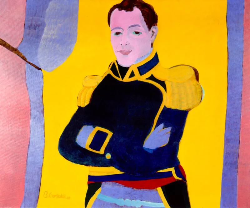 Apuntes para la historia extensa, continuación.
1968.
Óleo sobre tela.
100 x 120 cm.
Colección particular, Nueva York.