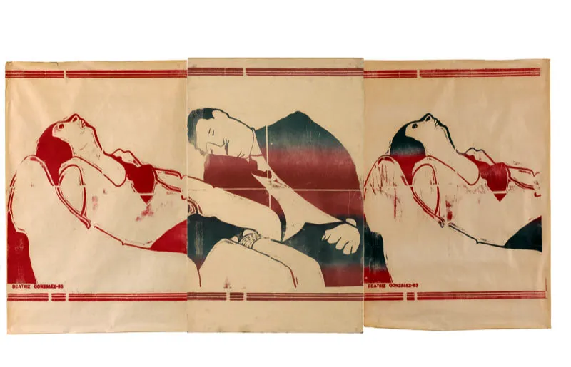 Zócalo de la tragedia.
1983.
Tipografía sobre papel.
70 x 100 cm.
Colección particular, Bogotá.