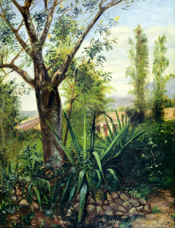 Francisco Antonio Cano / Paisaje de La Playa / 1892 / leo sobre lienzo / 43 x 33 cm / Adquirida en 1994 