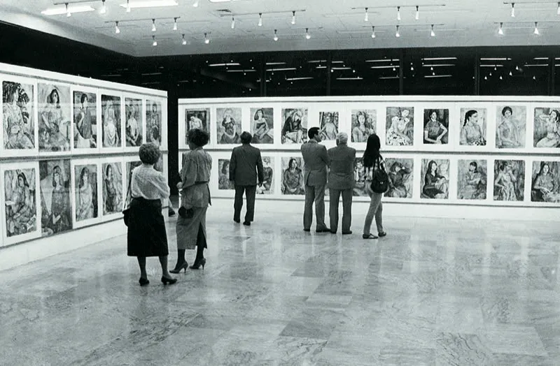 Exposición de Rafael Sáenz, La estética de la región, celebrada en los meses de marzo y abril de 2001.