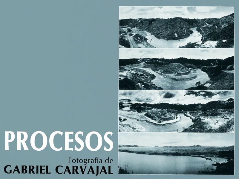 Catálogo editado en colaboración con el Banco de la República y la Biblioteca Pública Piloto para la exposición Procesos, del fotógrafo Gabriel Carvajal, sobre la transformación urbana de Medellín entre 1954 y 1976.