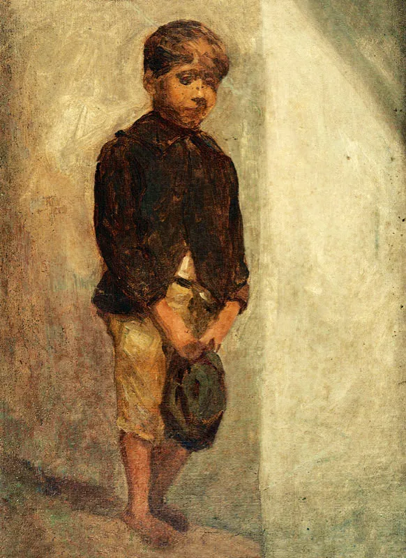 Fídolo González Camargo / El chino / s. f. / Óleo sobre lienzo / 35 x 25 cm / Adquirida en 1998