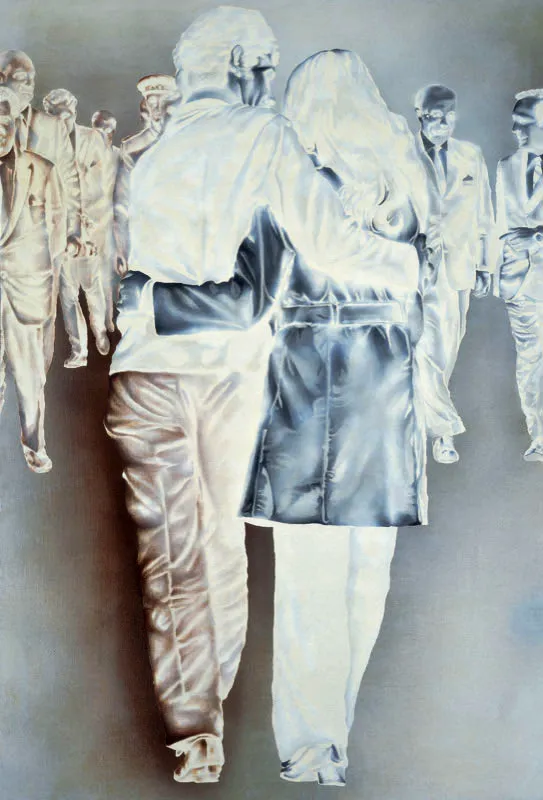 Jos Luis Verdes  / Pareja / 1972 / Acrlico sobre lienzo / 160 x 110 cm / Adquirida en 1973 