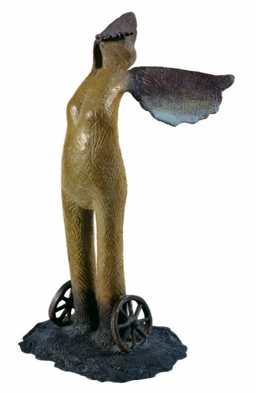 Jim Amaral  / Figura 2 / 1994 / Bronce / 38 x 28 x 16 cm / Adquirida en 1996 