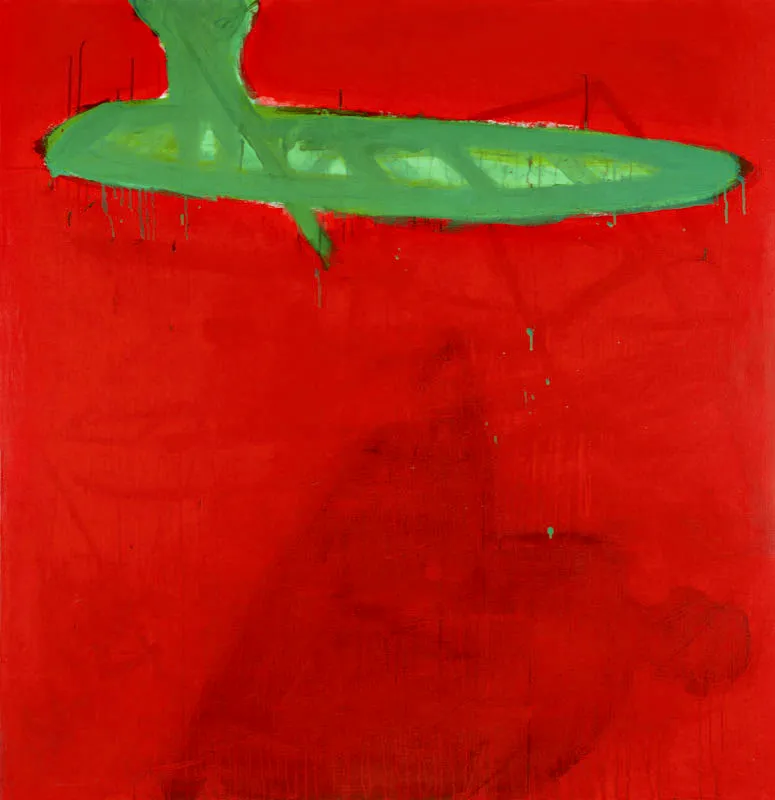 Ivn Hurtado  / Pescador / 2001 / Acrlico sobre lienzo / 170 x 160 cm / Adquirida en 2003 