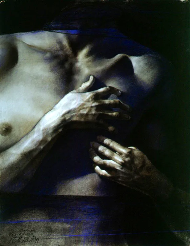 Sebastián / 1991 / Pastel sobre papel / 65 x 50 cm / Colección particular