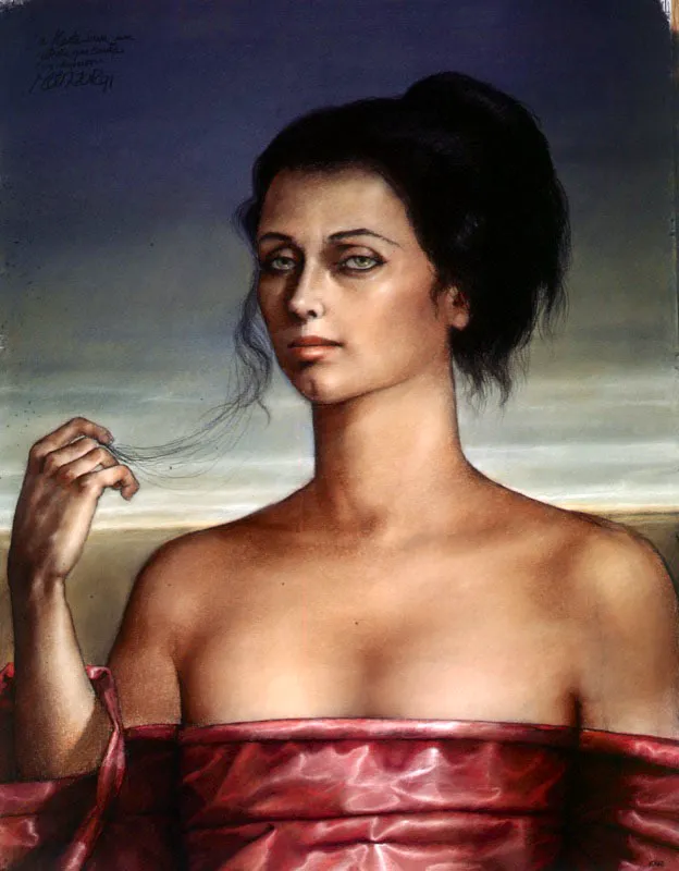 Marta / 1991 / Pastel sobre papel / 65 x 50 cm / Colección particular