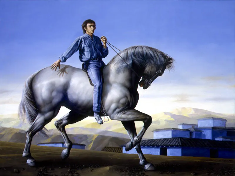 Autorretrato / 1997 / Óleo sobre lienzo / 60 x 80 cm / Colección particular