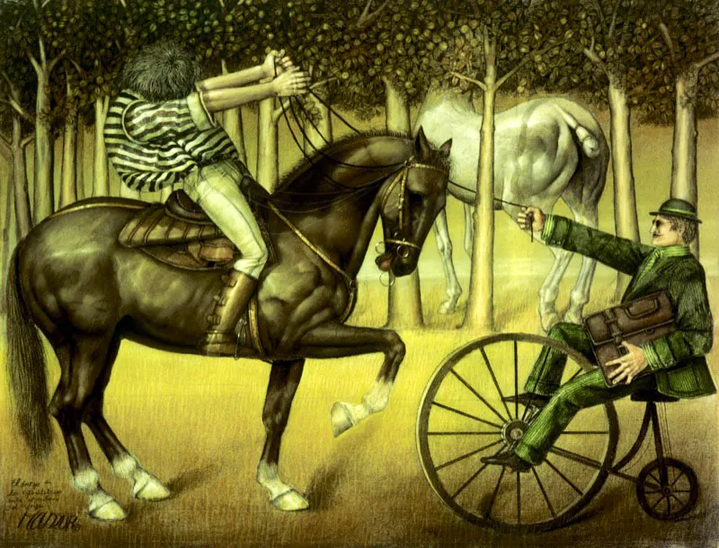 El juego / 1993 / Pastel sobre papel / 50 x 65 cm / Colección particular
