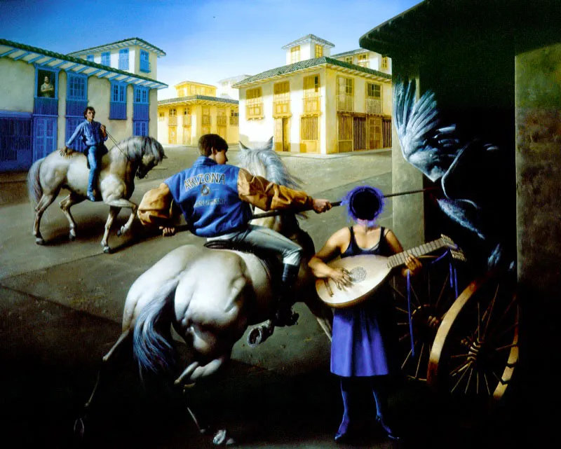 Doña Cecilia / 1997 / Óleo sobre lienzo / 160 x 200 cm / Colección particular