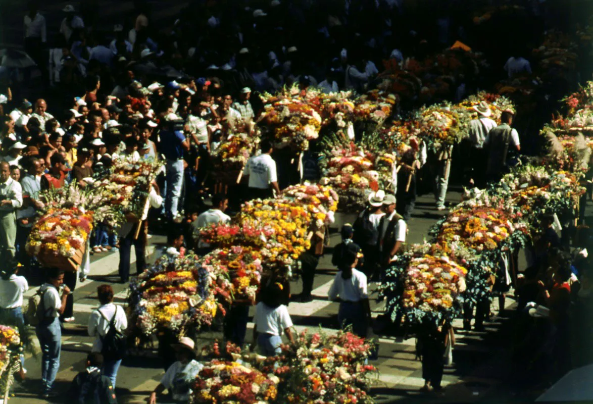 Desfile de silleteros, Feria de las Flores. Medelln, Antioquia.  
 