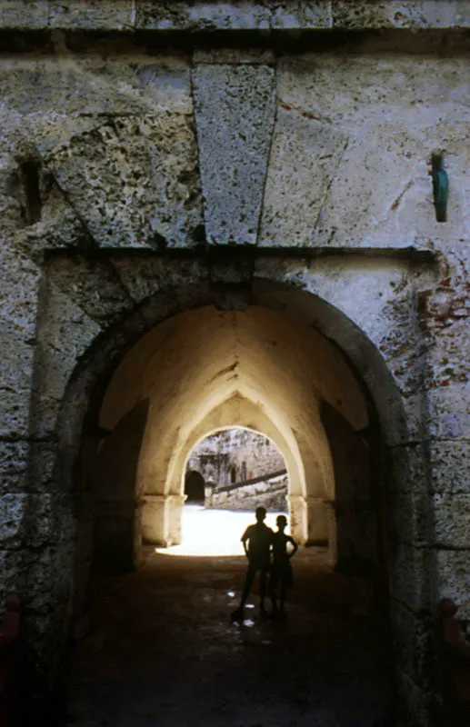 Bóvedas del Castillo de San Felipe. Cartagena, Bolívar.