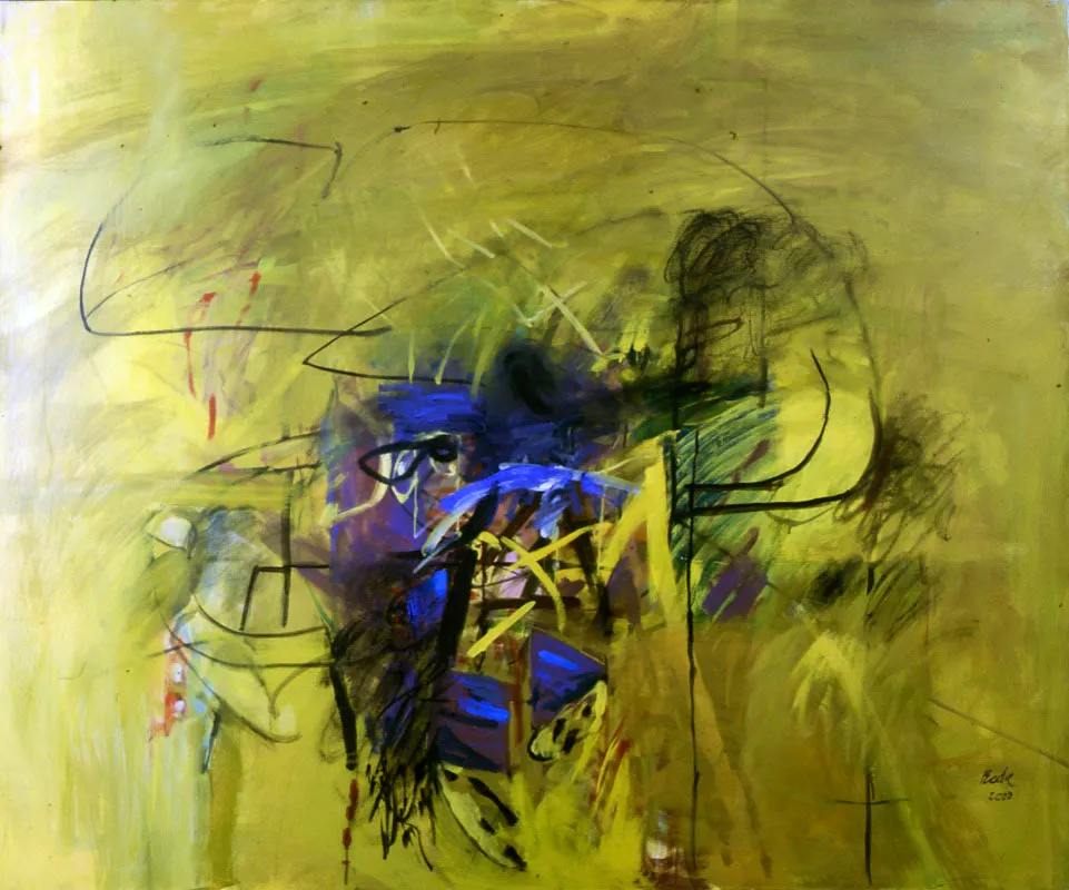 Juan Antonio Roda, El color de la luz (detalle), 2000, leo sobre lienzo. 125 x 150 cm.
 