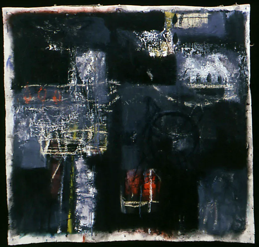 Luis Luna, cuadro de la serie Desastres de Goya, 1999, óleo sobre tela. 140 x 150 cm.