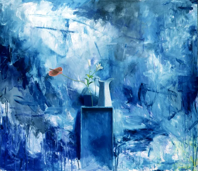 Primer día.
1994.
Óleo sobre lino.
131,5 x 151,5 cm.