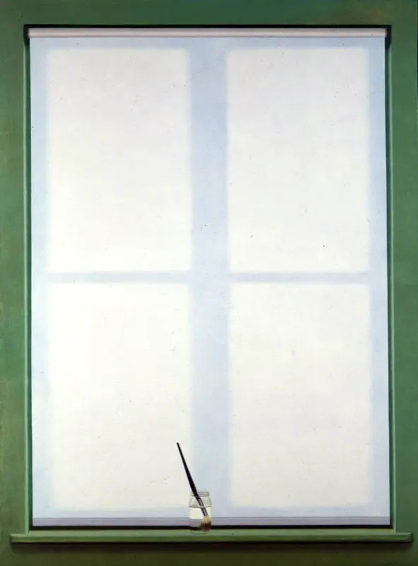 Ventana verde. 
1991. 
leo sobre lino. 
172 x 127,7 cm.  