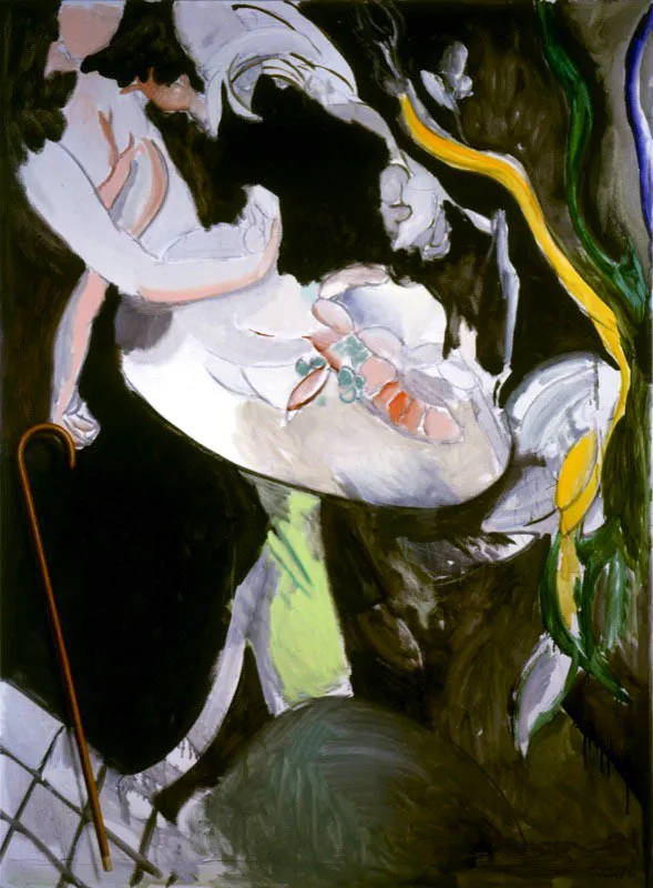 La comilona.
1986.
Óleo sobre lino.
172 x 127 cm.