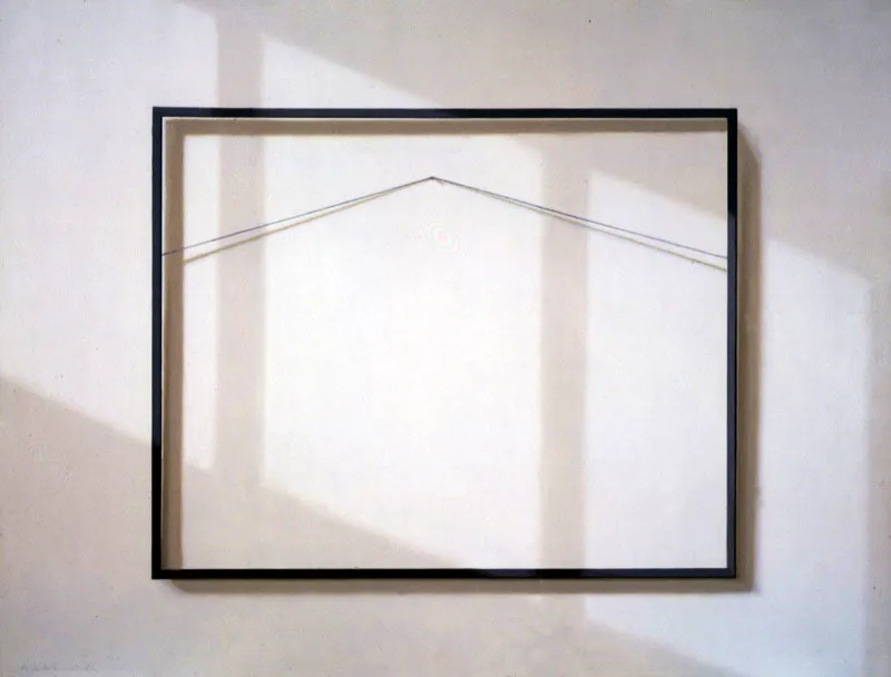 El marco con luz.
1976.
Óleo sobre lino.
96 x 127 cm.