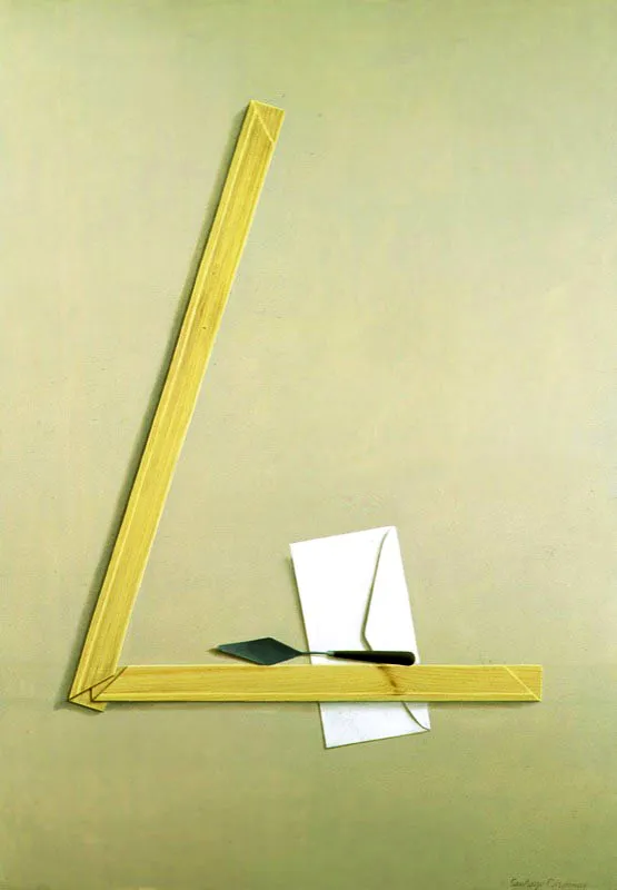 Cuatro. 
1991. 
leo sobre lienzo. 
100 x 70 cm.  