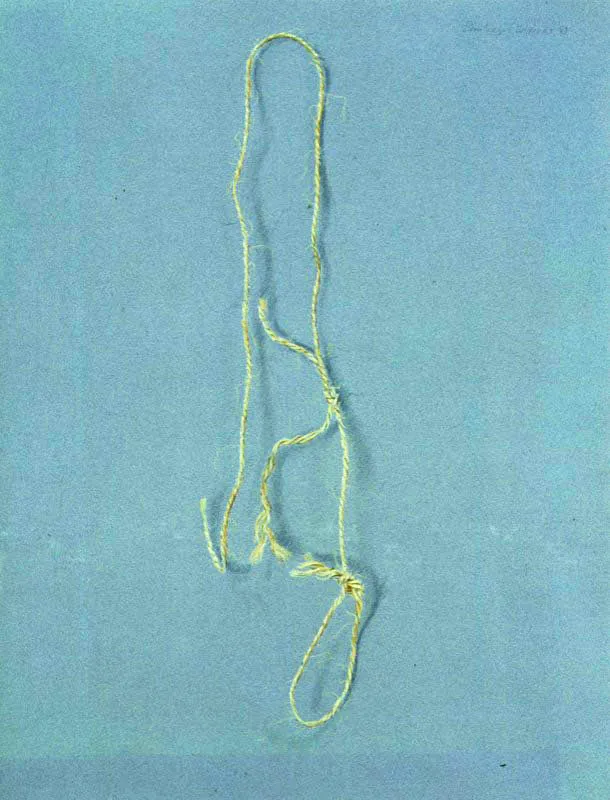 Cabuya.
1983.
Dibujo, lápiz de colores y pastel de óleo sobre papel.
65,1 x 50 cm.