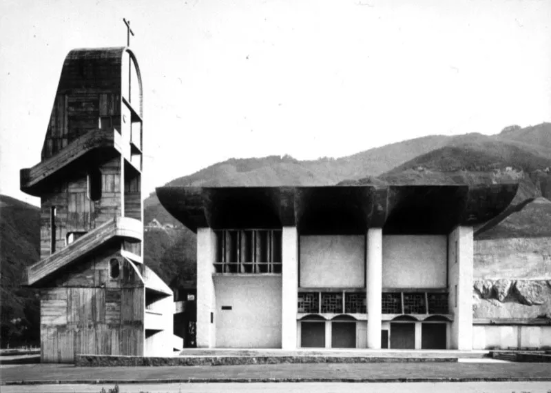 Iglesia del Colegio de La SalleLa Colina. Caracas, Venezuela, ca. 1960. Diseo de Alberto Iriarte. 