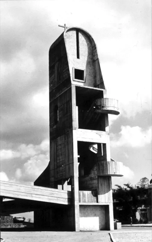 Iglesia del Colegio de La SalleLa Colina. Caracas, Venezuela, ca. 1960. Diseo de Alberto Iriarte. 