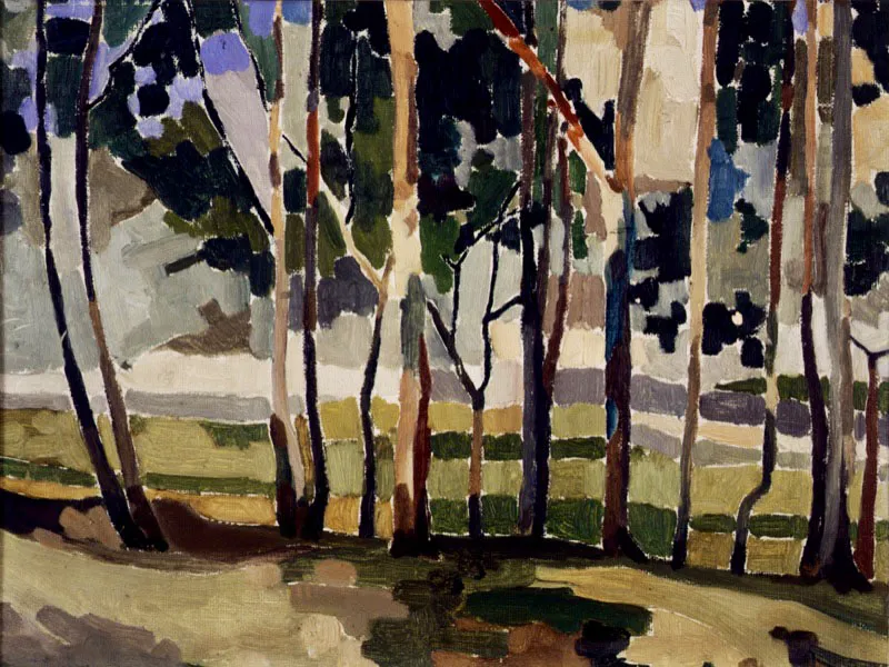 Mondoñedo / 1943 / Óleo sobre lienzo / 40,5 x 49,5 cm