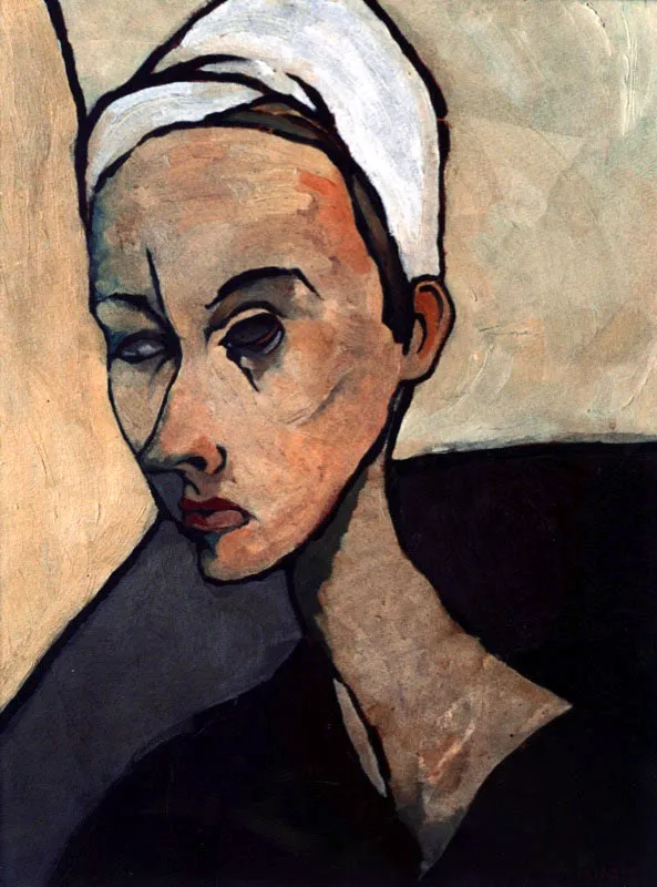 Eugenia / ca. 1940 / Óleo sobre lienzo / 49 x 23 cm