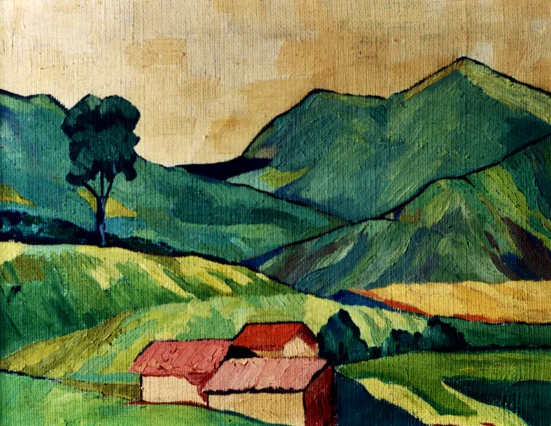 Paisaje / Óleo sobre lienzo