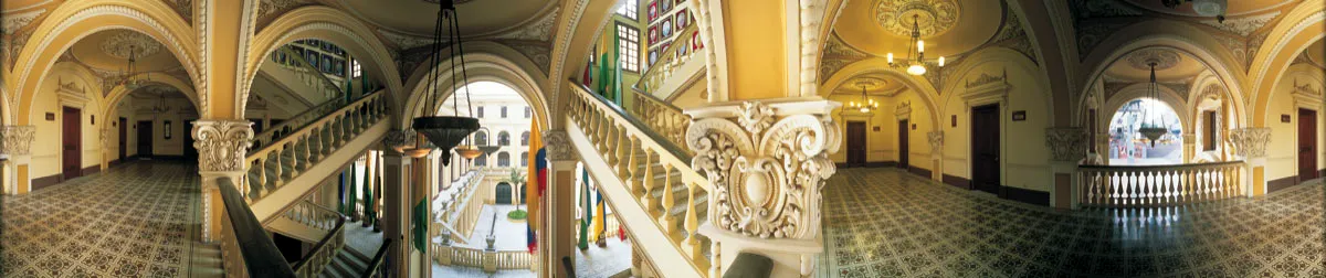 Palacio de la Gobernación de Caldas, obra de los arquitectos John Vawter y Pablo de la Cruz. Miguel Salazar