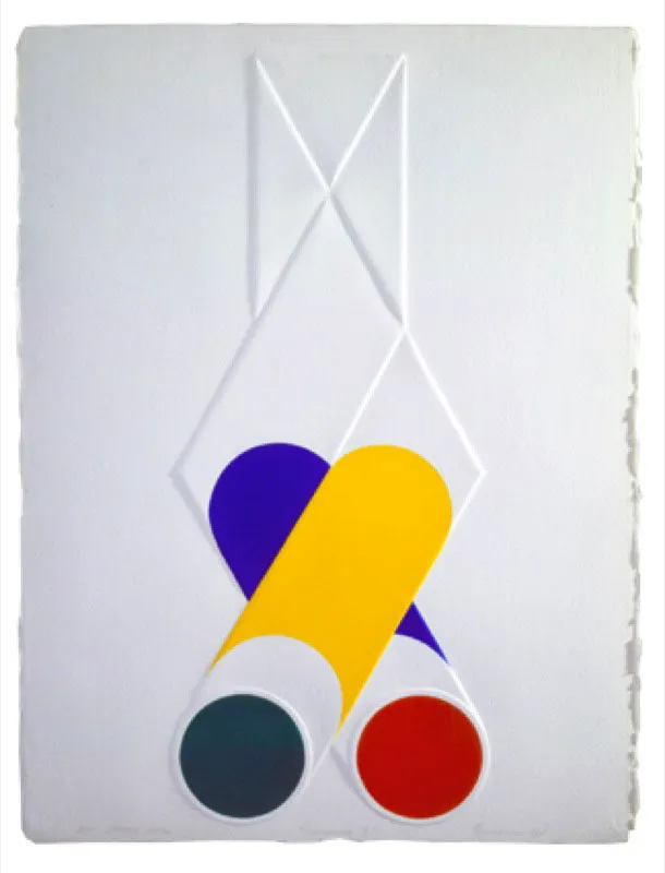 Cilíndrome IV / S. f. / Intaglio P/A / 77 x 56 cm / Museo Rayo