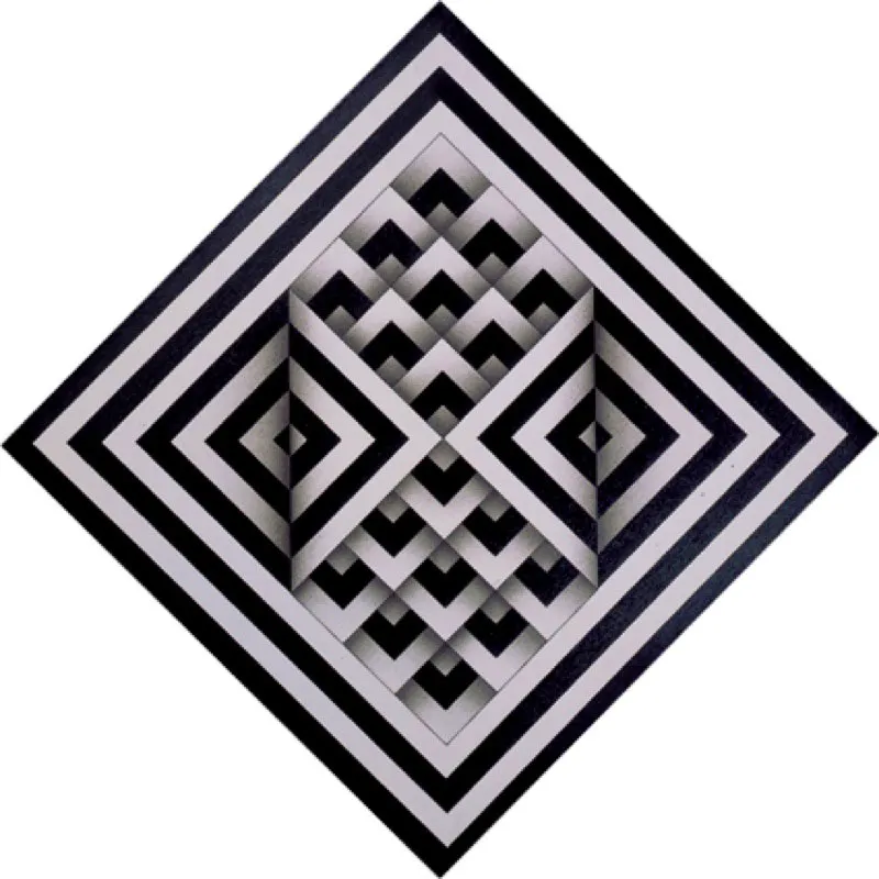 Kumo IX / 1973 / Acrílico sobre lienzo / 66 x 66 cm / Colección particular